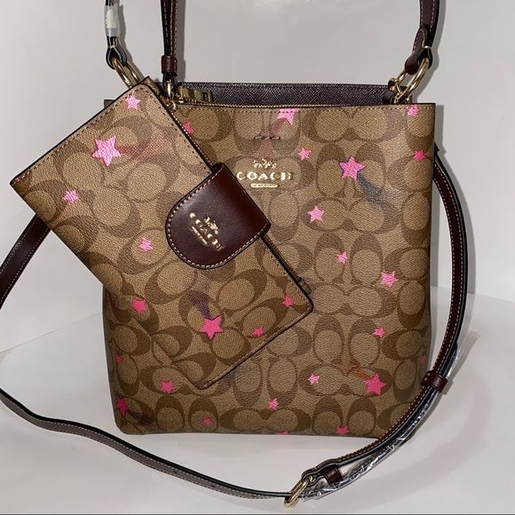 Coach Handbags - Coach Set Town bucket bag and tech wallet NWT